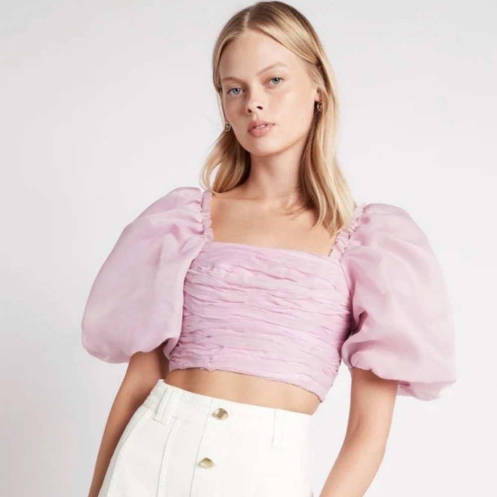 AJE MYRIAD PUFF SLEEVE TOP